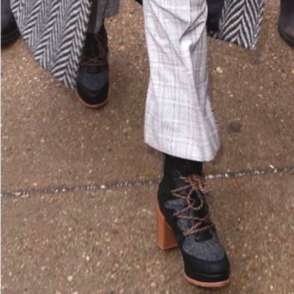 Sorel Blake Waterproof Leather Lace-up Boots Black  NL3306-010 Gorpcore Winter - Picture 4 of 16